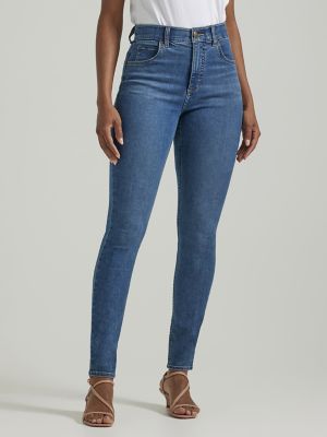 Women's Ultra Lux Comfort Skinny Leg Jean in Blue Format alternative view