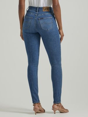 Women's Ultra Lux Comfort Skinny Leg Jean in Blue Format alternative view 2