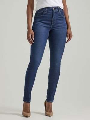 Women's Ultra Lux Comfort Skinny Leg Jean in Deepest Dark alternative view