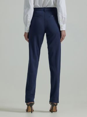 Women's Ultra Lux Comfort Any Wear Straight Pant in Emperor Navy