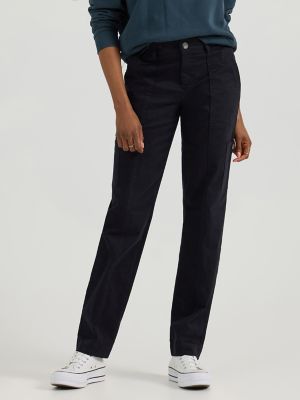 Women's Ultra Lux Comfort with Flex-to-Go Loose Utility Pant in Unionall Black alternative view