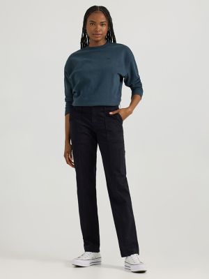 Women's Ultra Lux Comfort with Flex-to-Go Loose Utility Pant in Unionall Black