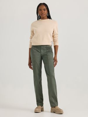 Women's Effortless Chino Cargo Pants - A New Day™ Tan 6 : Target