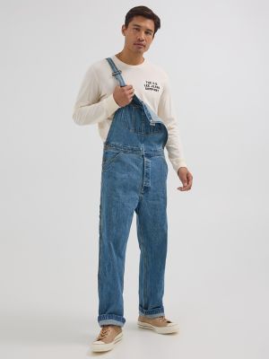 Men's Legendary Bib Overall in Mid Wash