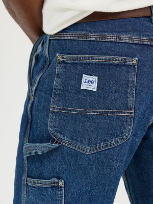 Men's Legendary Workwear Loose Fit Carpenter Jean in Colton Dark Blue alternative view 4