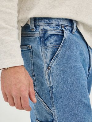 Men's Legendary Workwear Loose Fit Carpenter Jean in Solo Blue alternative view 6