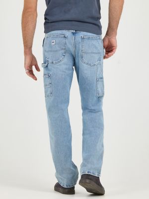 Men's Legendary Workwear Loose Fit Carpenter Jean in Union Fade Blue alternative view 2