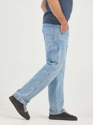 Men's Legendary Workwear Loose Fit Carpenter Jean in Union Fade Blue alternative view 3