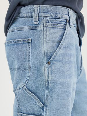 Men's Legendary Workwear Loose Fit Carpenter Jean in Union Fade Blue alternative view 4
