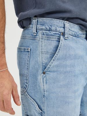 Men's Legendary Workwear Loose Fit Carpenter Jean in Union Fade Blue alternative view 6