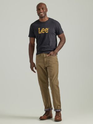 Lee men's relaxed fit straight best sale leg jean