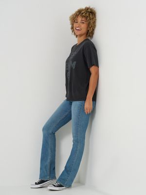 Women's Ultra Lux Comfort with Flex Motion Bootcut Jean in Paradise Dream alternative view 6