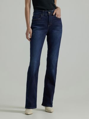 Uerlsty Women's Skinny Denim Bootcut Jeans Long Pants Ladies Low