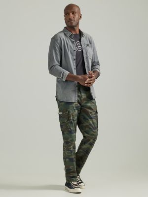 Relaxed Fit Active Black Camo Joggers