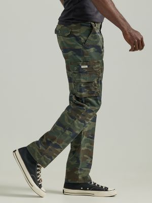 Tall Camo Print Baggy Fit Cargo Pants