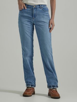 Thermal hot sale lined jeans