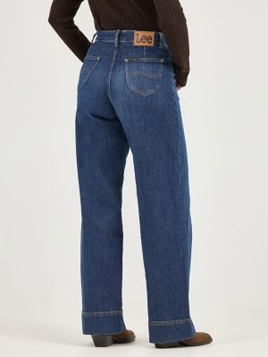 【YOURNUS】Crimson Maxi Wide Denim Pants The Lasso Sneak - Punk Nouveau | MOTHER DENIM