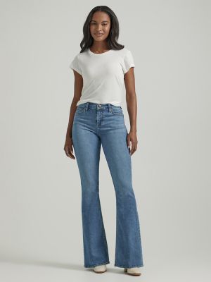 Women's Legendary Flare Jean in Elevated Retro Blue main view