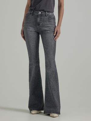 Women's Legendary Flare Jean in Blurred Darks Black alternative view