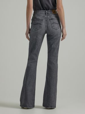 Women's Legendary Flare Jean in Blurred Darks Black alternative view 2