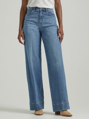 Extra High-Waisted Trouser Wide-Leg Jeans