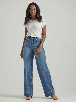 Extra High-Waisted Trouser Wide-Leg Jeans