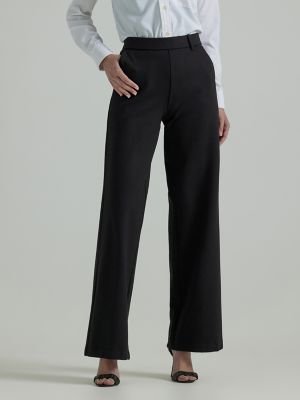 Ultra Lux Comfort Any Wear Wide Leg Pant:Unionall Black:14:L alternative view