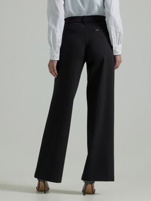 Ultra Lux Comfort Any Wear Wide Leg Pant:Unionall Black:14:L alternative view 2