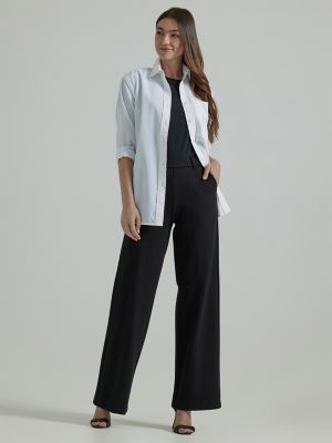 Ultra Lux Comfort Any Wear Wide Leg Pant:Unionall Black:14:L main view