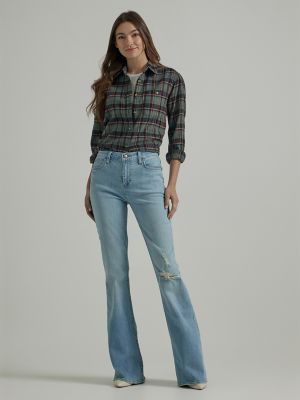 Women's Legendary Flare Jean in Morning Veil Blue