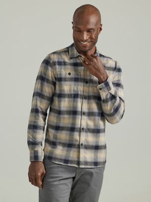 Relaxed Plaid Flannel Easy Shirt