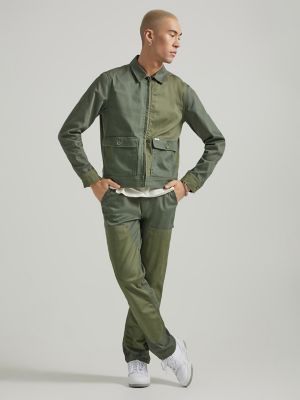 Men s Paneled Chetopa Jacket in Olive Grove