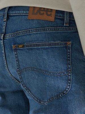 Men's Slim Straight Distressed Jean