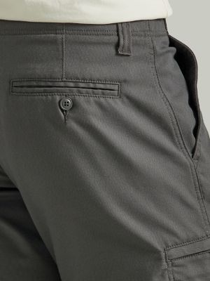 Lee Men's Extreme Motion Canvas Cargo Pant Black 30W x 30L at  Men's  Clothing store