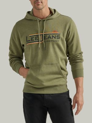 Lee Men's Sweatshirt - Red - XL