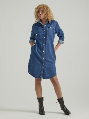 Lee on sale denim dress