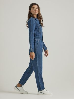 Women's Vintage Modern Union-Alls, Coverall Jumpsuit