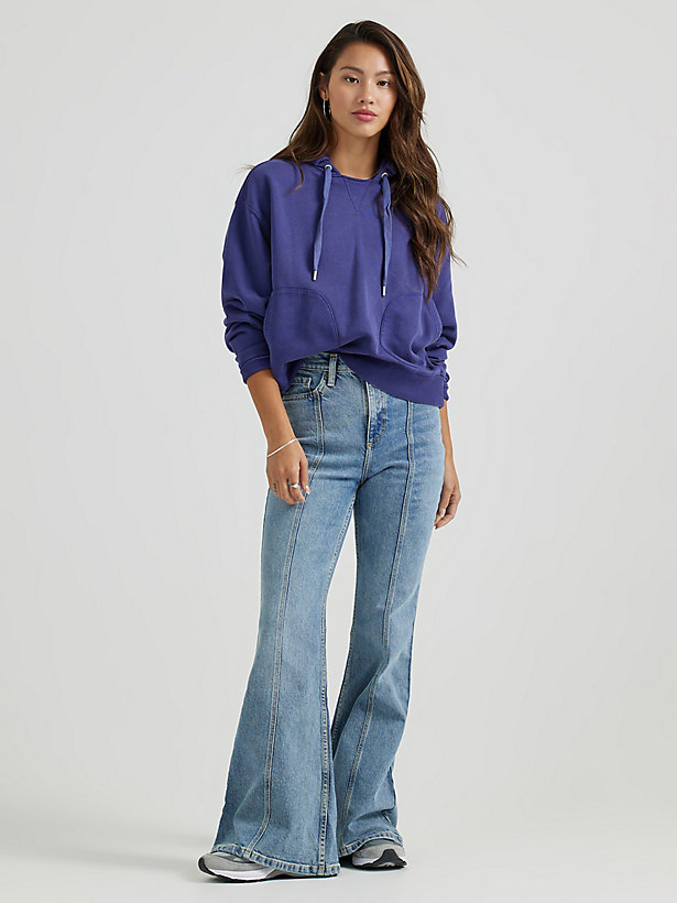 Women's Vintage Modern High Rise Seamed Flare Jean