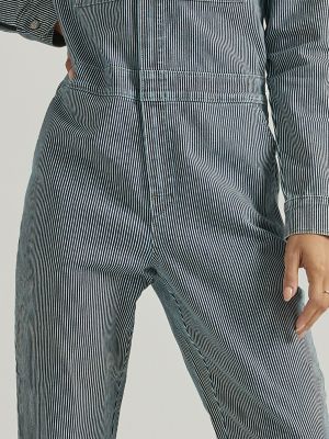 Women's Vintage Modern Union-Alls® in Railroad Stripe