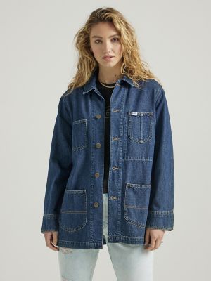 denim chore coat