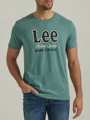 Men s Lee Work Clothes Graphic Tee in Sagebrush