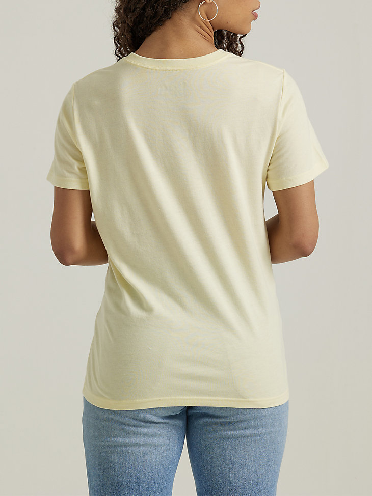 Women's Lee Flowers Graphic Tee in Sunwashed Heather alternative view