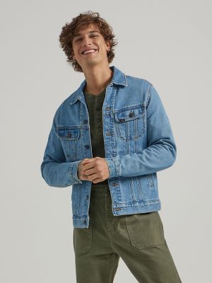 Men's Essential Relaxed Fit Rider Jacket in Downtown