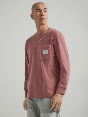 Men's Workwear Long Sleeve Pocket Tee