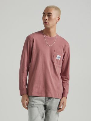 Men's Workwear Long Sleeve Pocket Tee