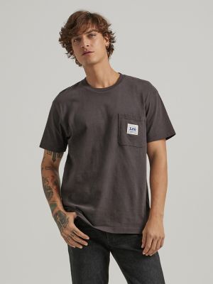 Lee Men's T-Shirt - Grey - XXL