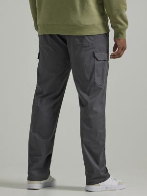 Men's Extreme Motion Twill Cargo Pant (Big & Tall) in Charcoal