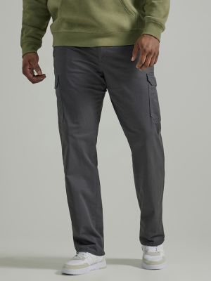 Men's High Stretch Multi-Pocket Skinny Cargo Pants, Elastic Waist