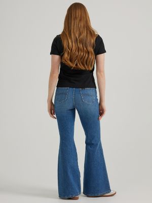 Women's Vintage Modern High Rise Flare Jean in Mountain Hike