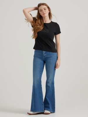 Women's Vintage Modern High Rise Flare Jean in Mountain Hike